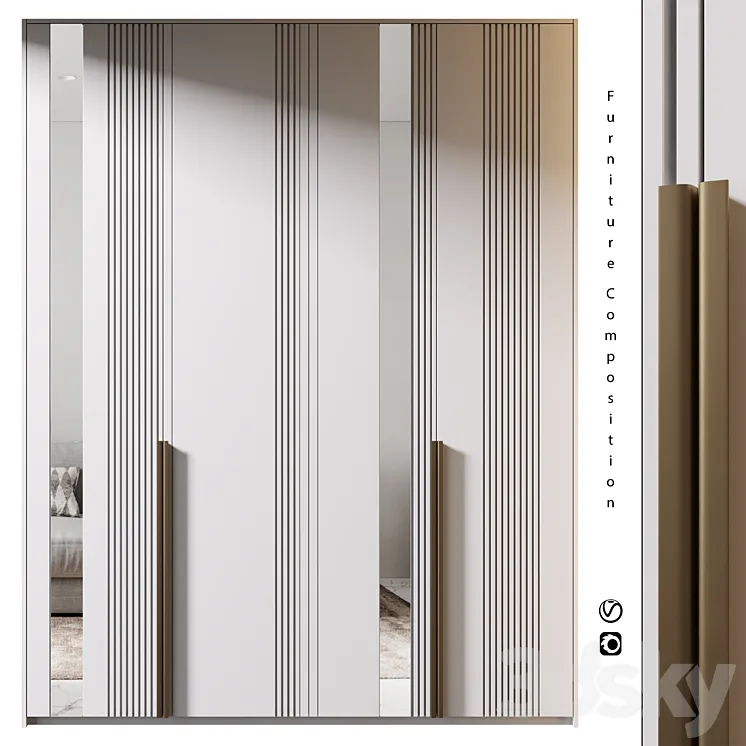 Furniture composition | 459 3D Model Free Download