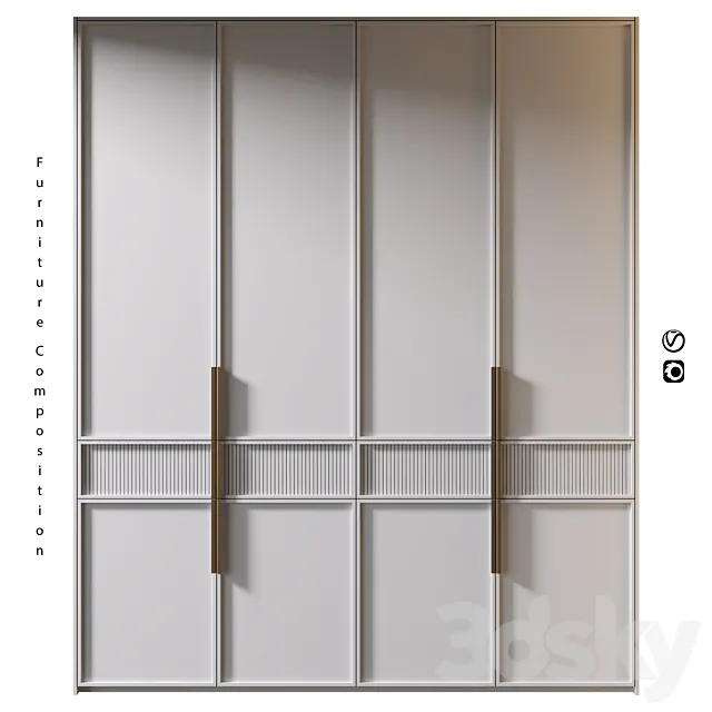 Furniture composition | 462 3D Model Furniture composition | 462 3D Model