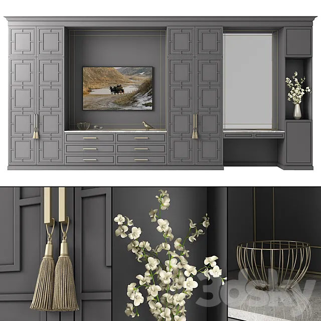 Furniture composition 47 3DModel Furniture composition 47 3DModel