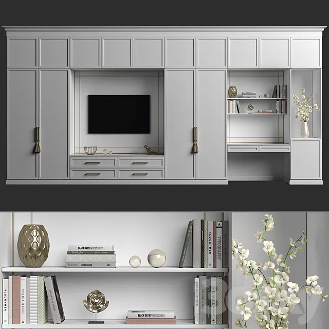 Furniture composition 49 3D Model Furniture composition 49 3D Model