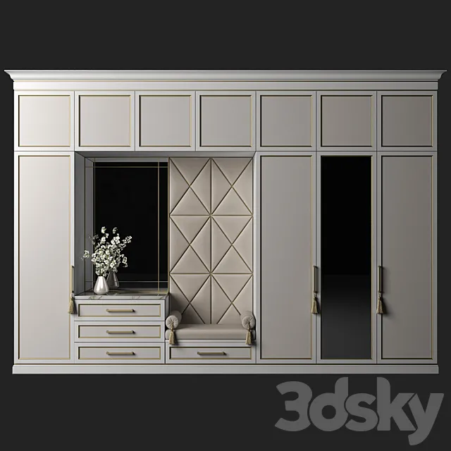 Furniture composition 50 3DModel