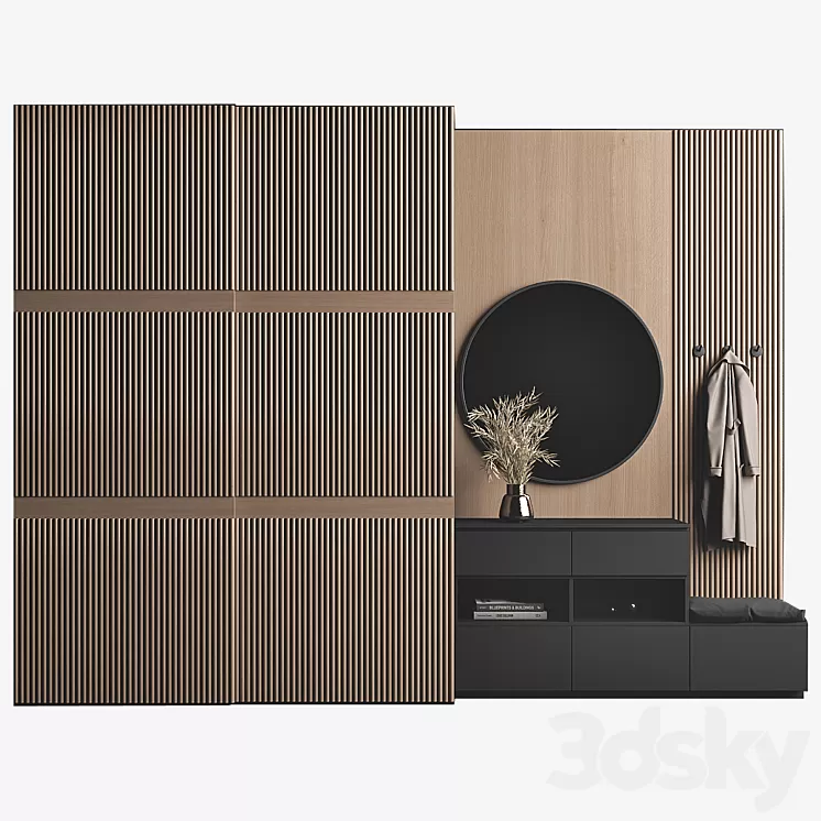 Furniture composition 52 3D Model