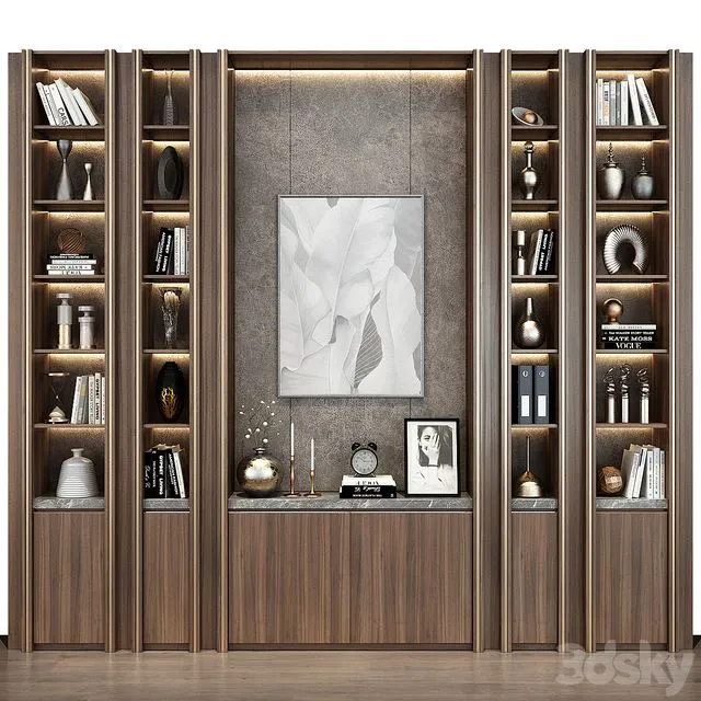 Furniture composition 537 3D Model