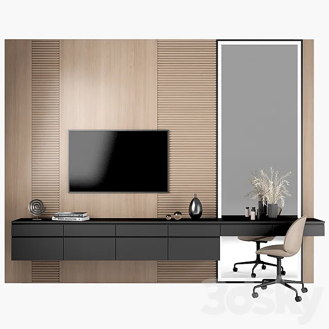 Furniture composition 54 3D Model Furniture composition 54 3D Model