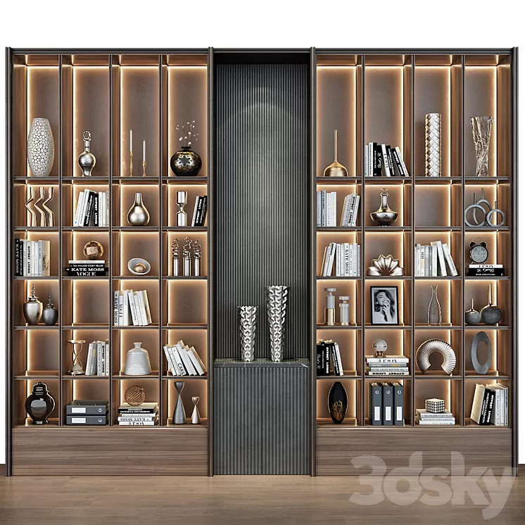 Furniture composition 543 3D Model Free Download