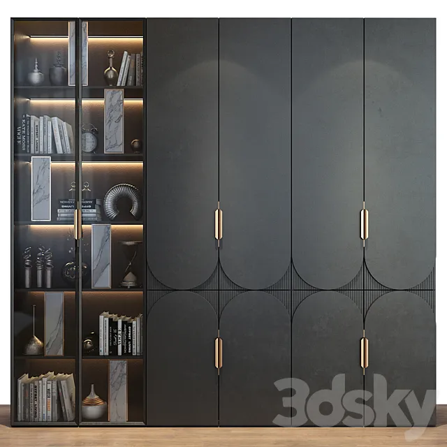 Furniture composition 569 3D Model Furniture composition 569 3D Model