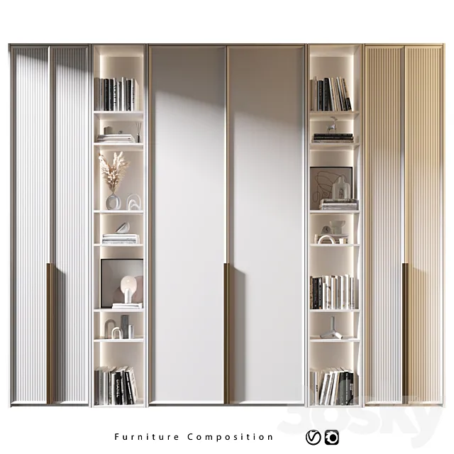 Furniture Composition | 578 3D Model