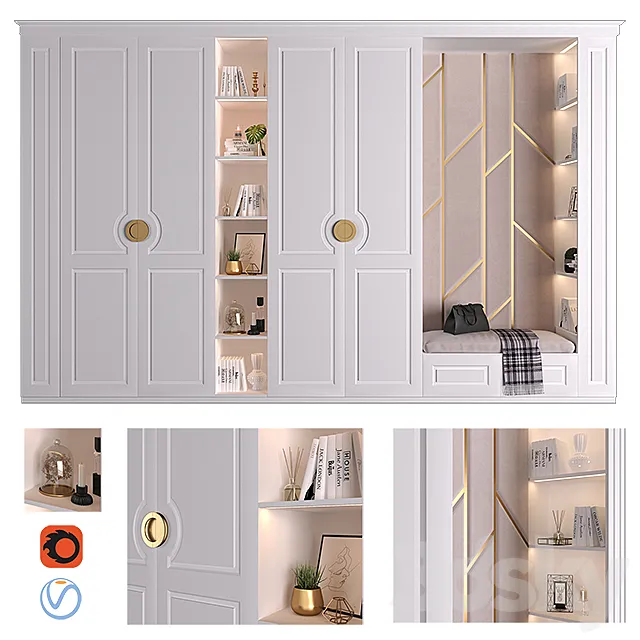 Furniture composition 6 3DModel Furniture composition 6 3DModel
