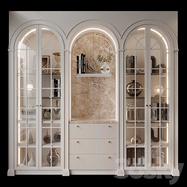 Furniture composition 694 3D Model Furniture composition 694 3D Model