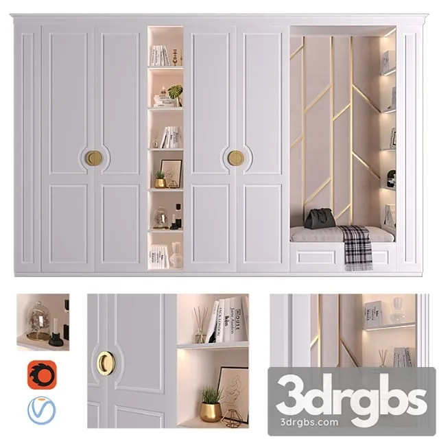 Furniture composition 6_1 2 3D Model Download