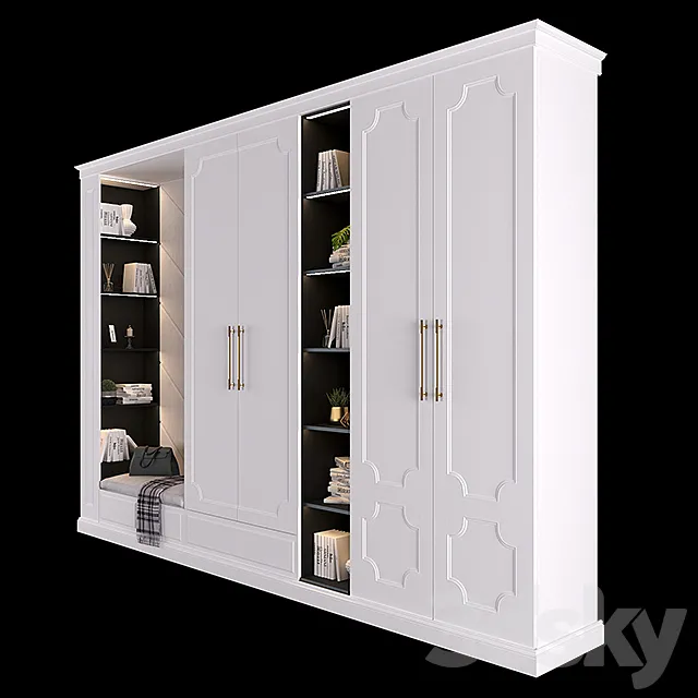 Furniture composition 7 3D Model