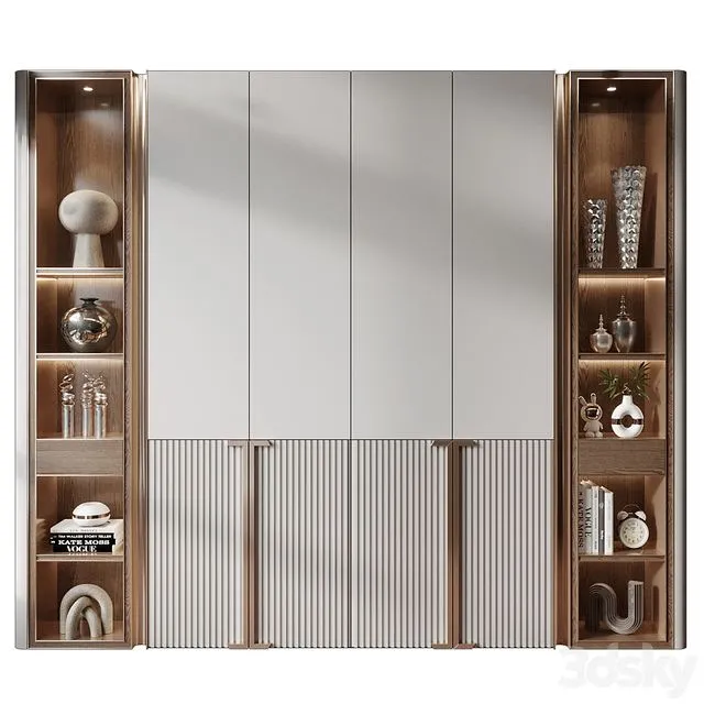 Furniture composition 708 3D Model Furniture composition 708 3D Model