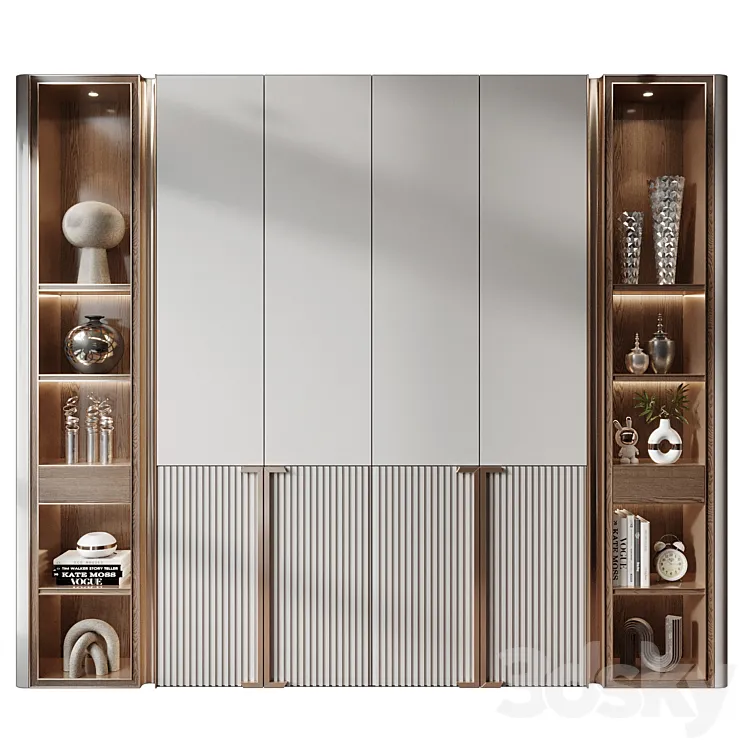 Furniture composition 708 3D Model Free Download