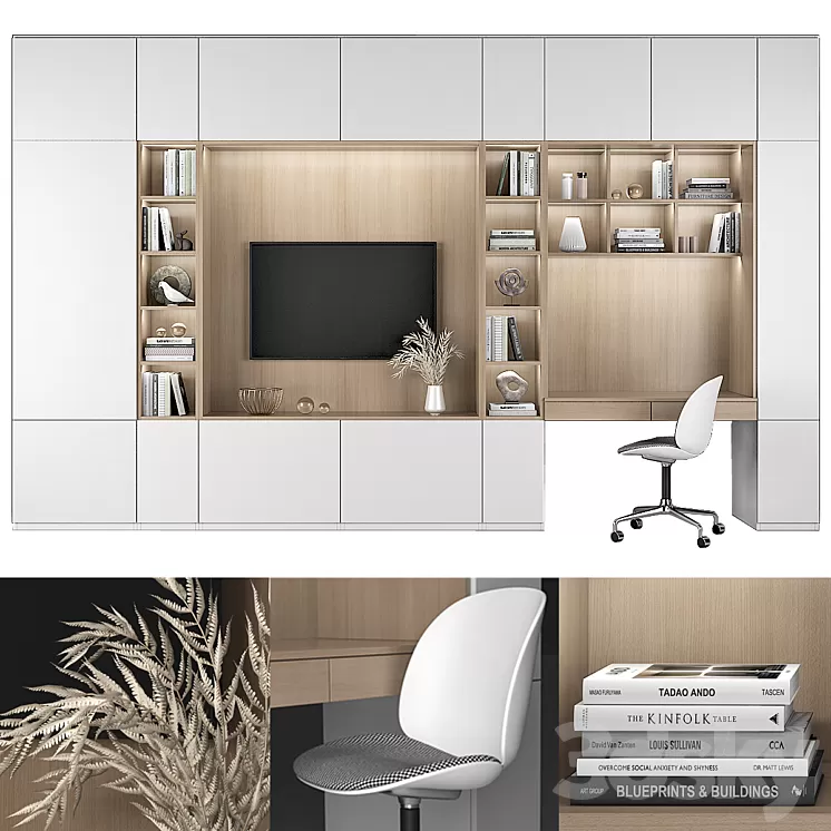 Furniture composition 72 3D Model Furniture composition 72 3D Model