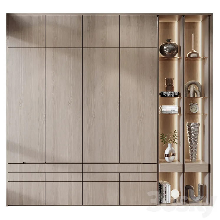 Furniture composition 725 3D Model Free Download