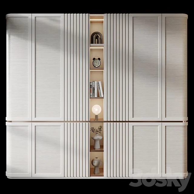 Furniture composition 730 3D Model