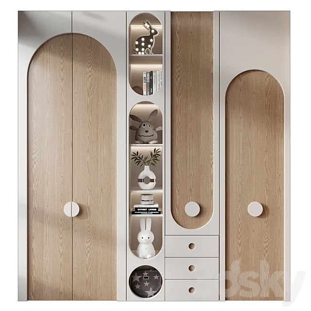 Furniture composition 750 3D Model Furniture composition 750 3D Model