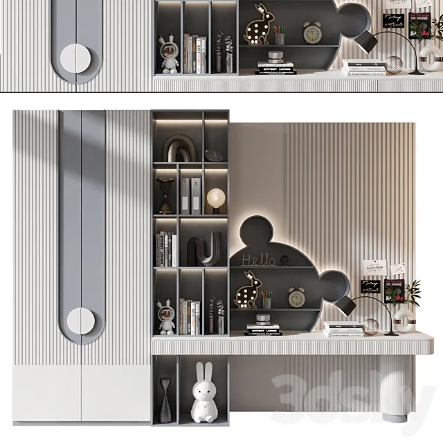 Furniture composition 755 3D Model Furniture composition 755 3D Model