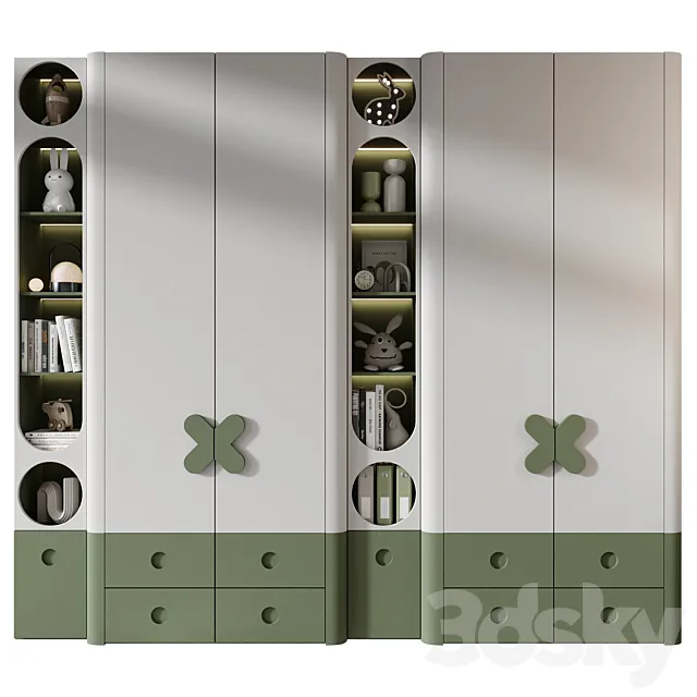 Furniture composition 783 3D Model Furniture composition 783 3D Model