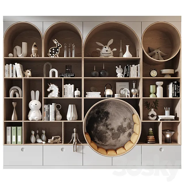 Furniture composition 786 3D Model Furniture composition 786 3D Model