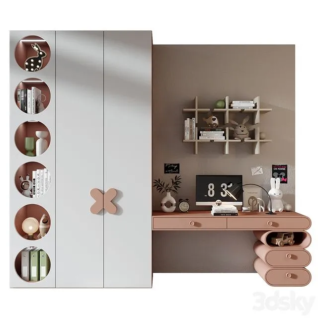 Furniture composition 809 3D Model Furniture composition 809 3D Model