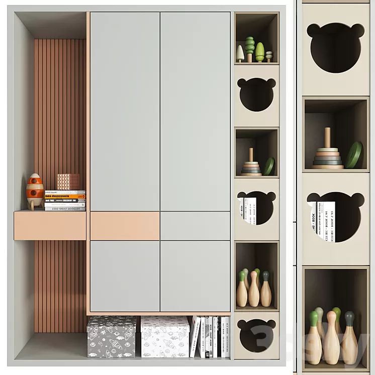 Furniture composition 83 3D Model Free Download Furniture composition 83 3D Model Free Download