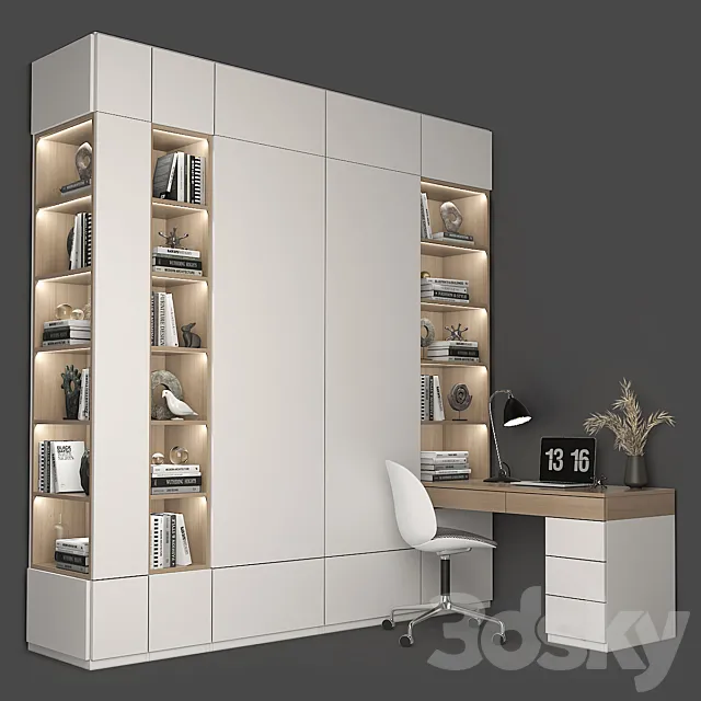 Furniture composition 85 3D Model