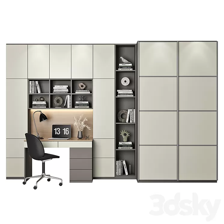 Furniture composition 90 3D Model Furniture composition 90 3D Model