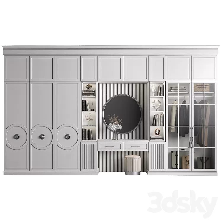 Furniture composition 92 part 2 3D Model Furniture composition 92 part 2 3D Model