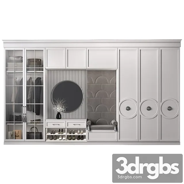 Furniture composition 92 part 3 2 3D Model Download