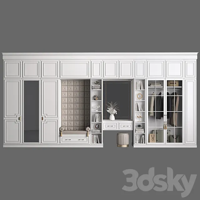 Furniture composition 93 part 1 3DModel Furniture composition 93 part 1 3DModel