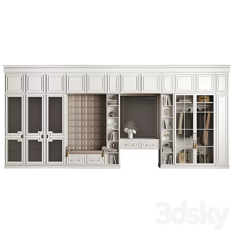 Furniture composition 93 part 2 3D Model Furniture composition 93 part 2 3D Model