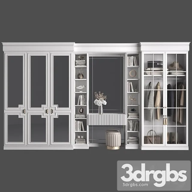 Furniture composition 93 part 3 2 3D Model Download