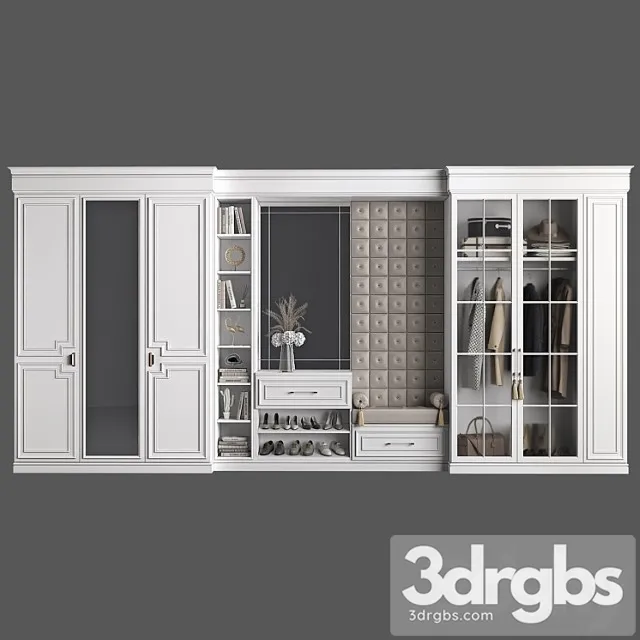 Furniture composition 93 part 4 2 3D Model Download