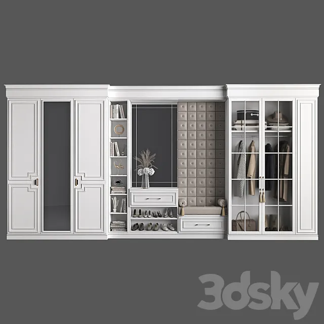 Furniture composition 93 part 4 3D Model