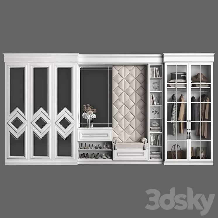 Furniture composition 94 part1 3D Model Furniture composition 94 part1 3D Model