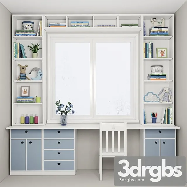 Furniture Composition For A Children 3D Model Download
