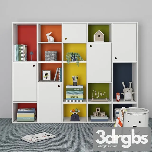 Furniture Composition For Children 9 3D Model Download