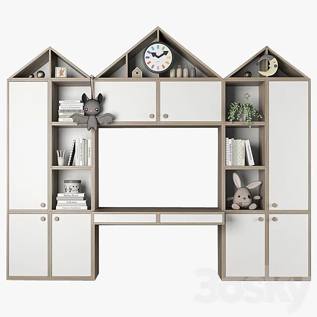 Furniture composition for children’s room 76 3D Model