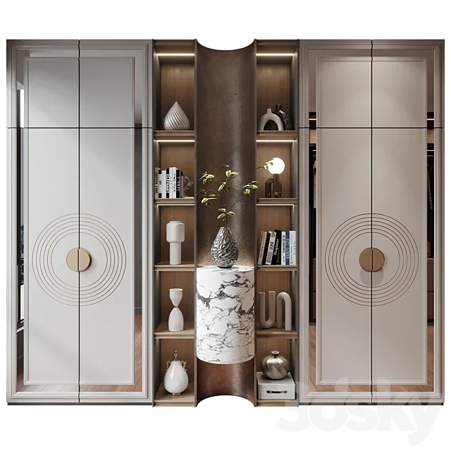 Furniture composition GHS-2364 3D Model Furniture composition GHS-2364 3D Model