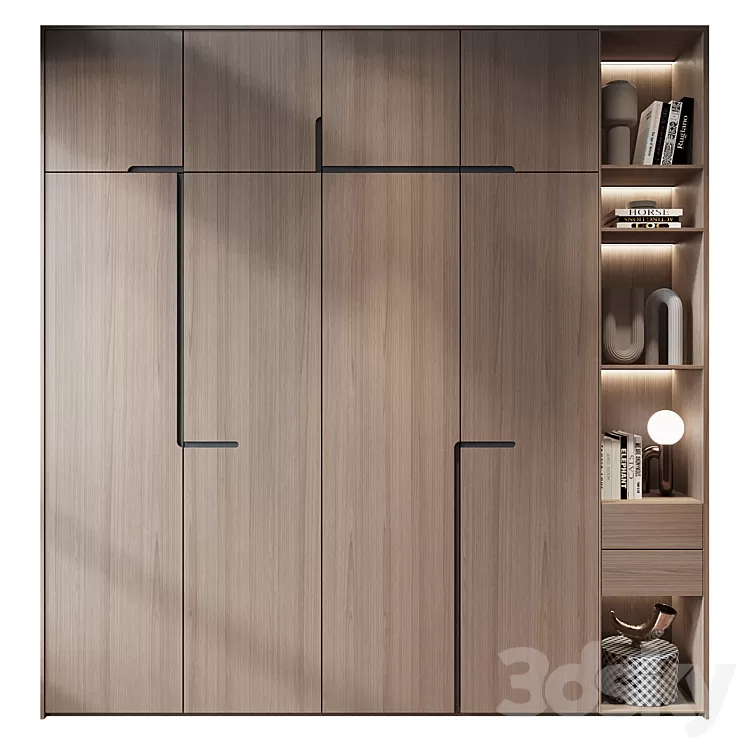 Furniture composition GHS-2384 3D Model Free Download