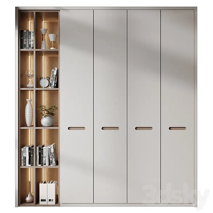 Furniture composition MLK-33 3D Model Free Download