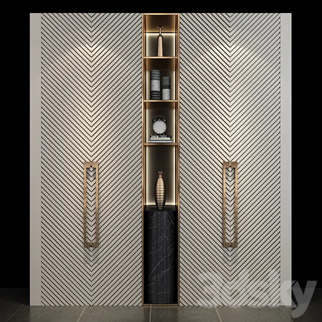 Furniture composition set 172 3D Model Furniture composition set 172 3D Model