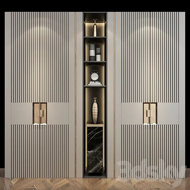 Furniture composition set 205 3D Model Furniture composition set 205 3D Model