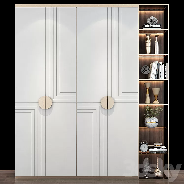 Furniture composition set K222 3D Model