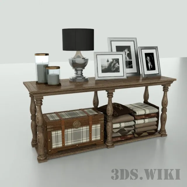 furniture – Console Command and RL Chest 3D Model