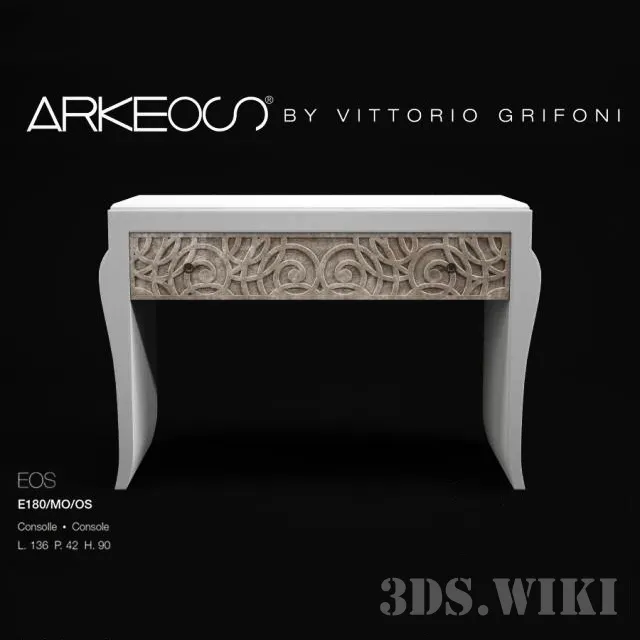 furniture – Console E180 Arkeos by Vittorio Grifoni 3D Model