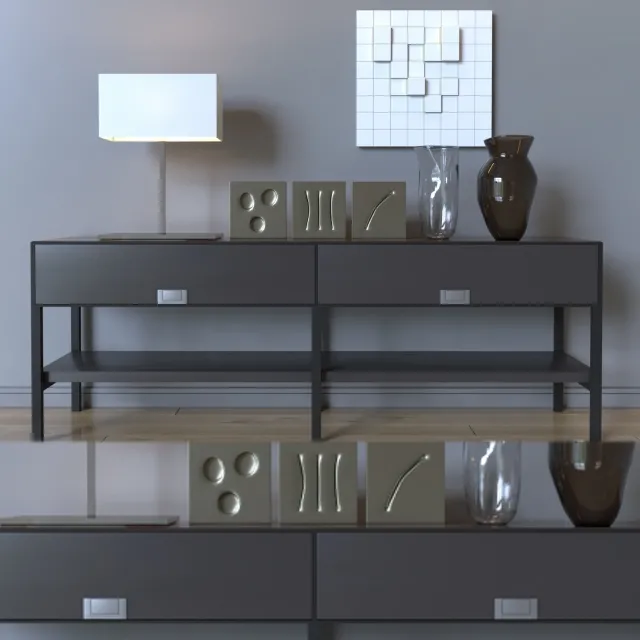 furniture – Console Eracle B and B Italia 3D Model furniture – Console Eracle B and B Italia 3D Model