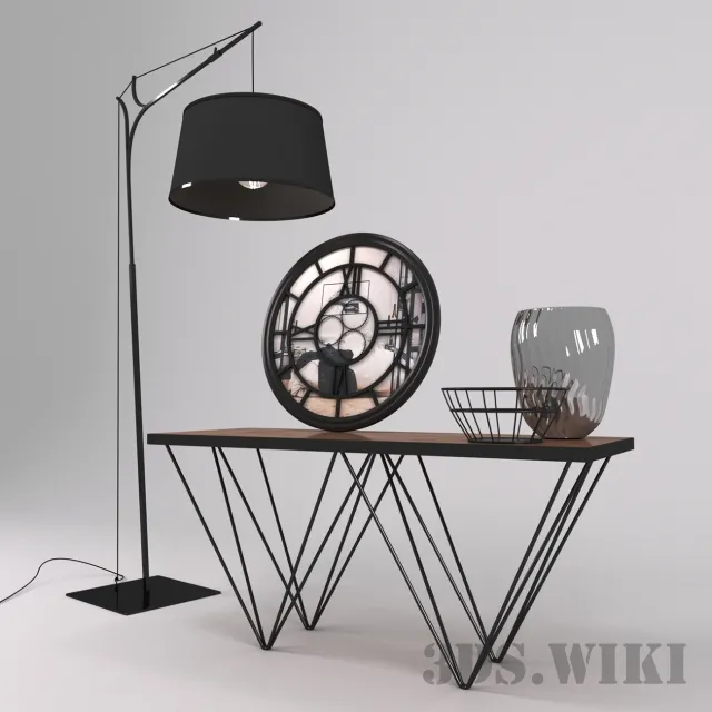 furniture – Console Set 3D Model furniture – Console Set 3D Model