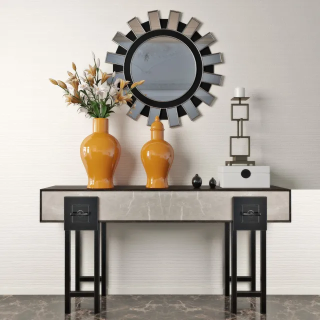 furniture – Console table set 3D Model furniture – Console table set 3D Model